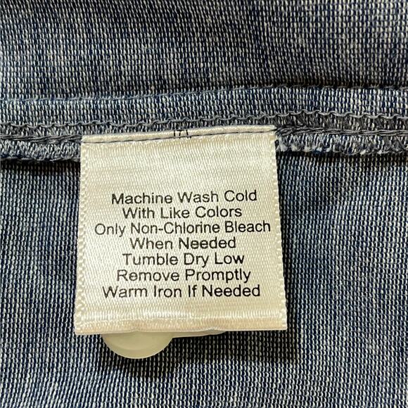 Jos A Bank Comfort Stretch Tailored Shirt in Blue Size X-Large - Picture 11 of 12